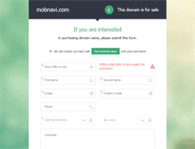 Tablet Screenshot of mobnavi.com